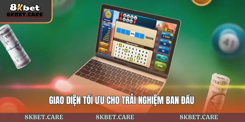 Giao diện tối ưu cho trải nghiệm ban đầu