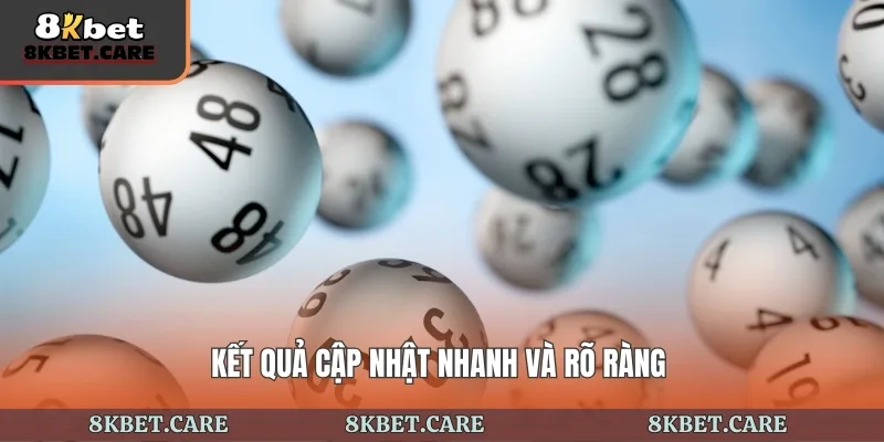Kết quả cập nhật nhanh và rõ ràng