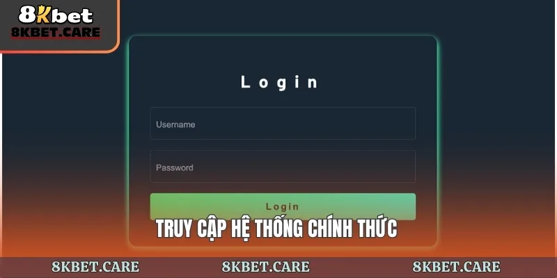 Truy cập hệ thống chính thức